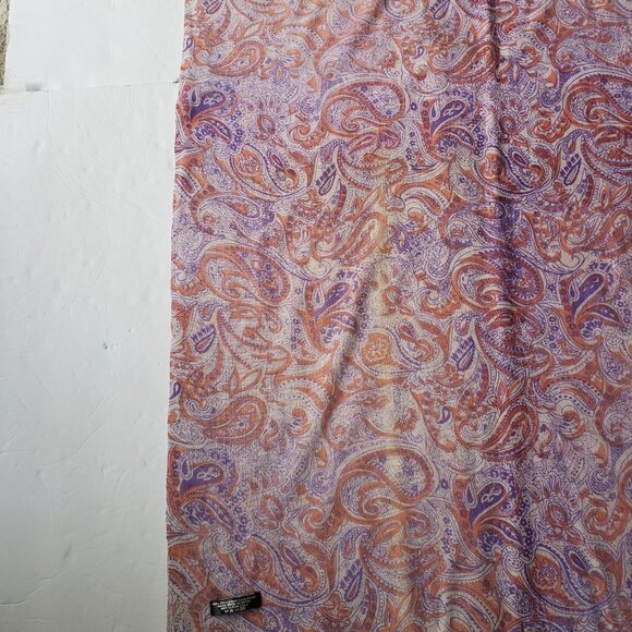 Boho Cashmere Handmade Paisley Print Fringe Pashmina Scarf Shawl Wrap - Picture 6 of 9